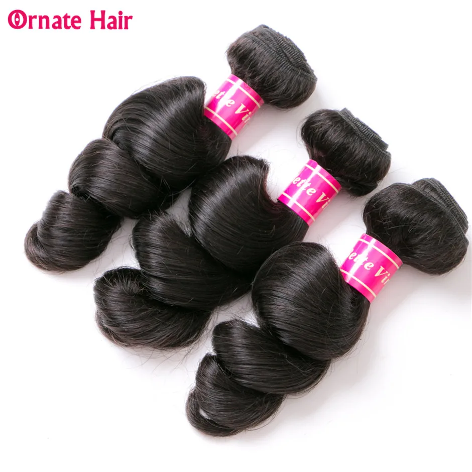 Orante Brazilian Loose Wave Bundles 100% Human Hair Bundles 8-26inch Non Remy Hair Weave Extension Can Buy 3 Or 4 Bundles