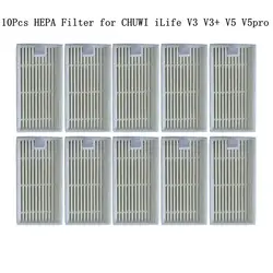 10 шт HEPA фильтр для ilife v5s pro v5s v5 v50 pro ilife v3 V3s v3s pro x5 робот-пылесос частей Роботизированная пылесос