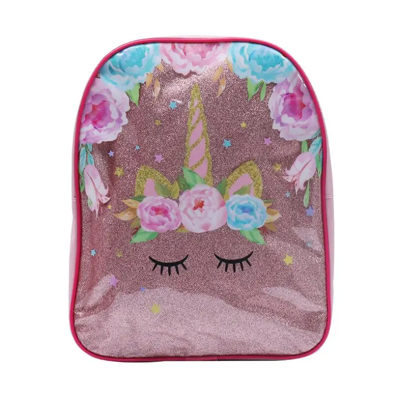 جديد الكرتون Mochilas Infantil ملكة الثلج الاطفال المدرسية الطفل الفتيات جميل الظهر روضة الأطفال يونيكورن حقيبة مدرسية