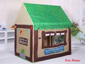 Складываемая Игровая палатка, детский замок для мальчиков и девочек, уютный игровой домик, подарок на Рождество, наружная крытая игрушка, родитель-детские палатки - Цвет: Only tents