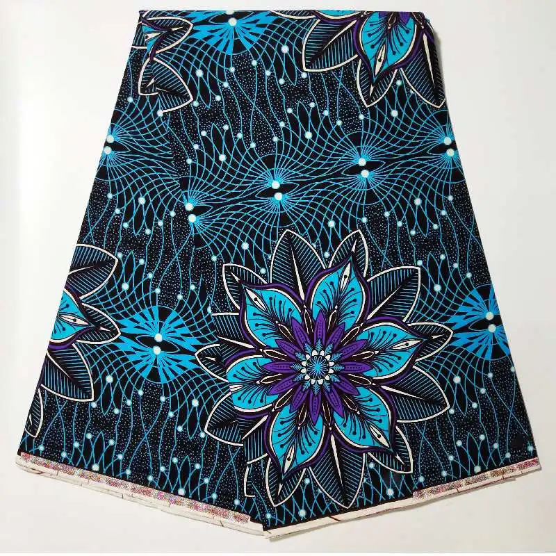 High quality 2019 New beautiful soft wax fabric Nigerian ankara African print batik fabrics For Wedding dress 6yard | Дом и сад