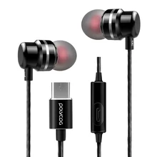 In-ear Type-c Interface Headset Universal Wired Subwoofer Noise Reduction Mobile Phone Earphone Portable LeTV mix2 Earbuds G3
