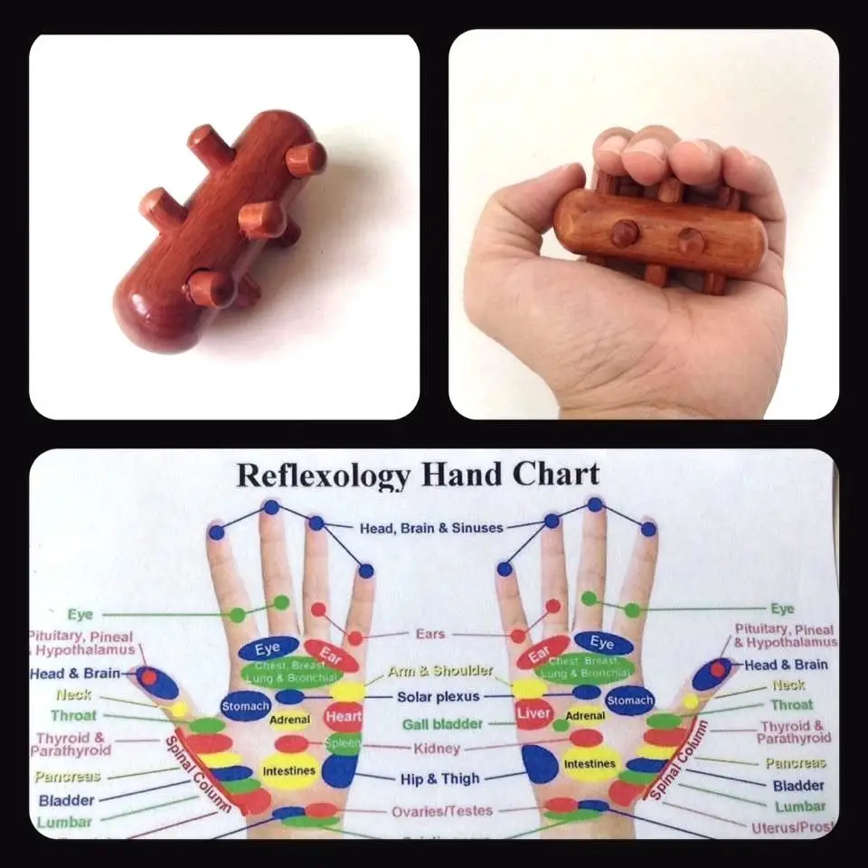 Wooden hand massage tool Outlet