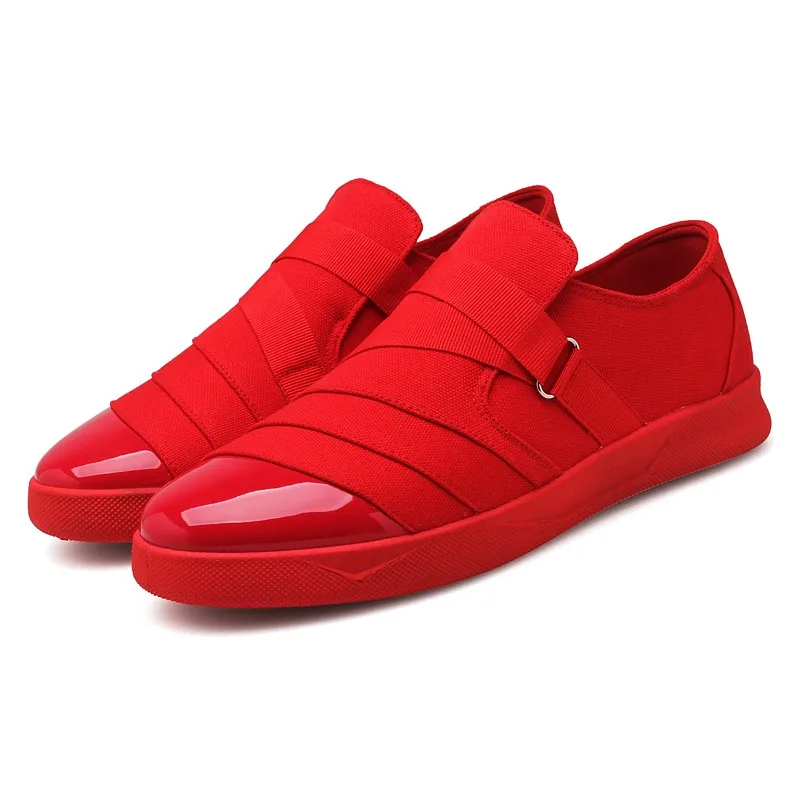 

Mens Casual Lightweight Sneakers Slip on Mens Trainers Sneakers Breathable Leisure Blauwe Schoenen Mannen Spring Autumn Shoes