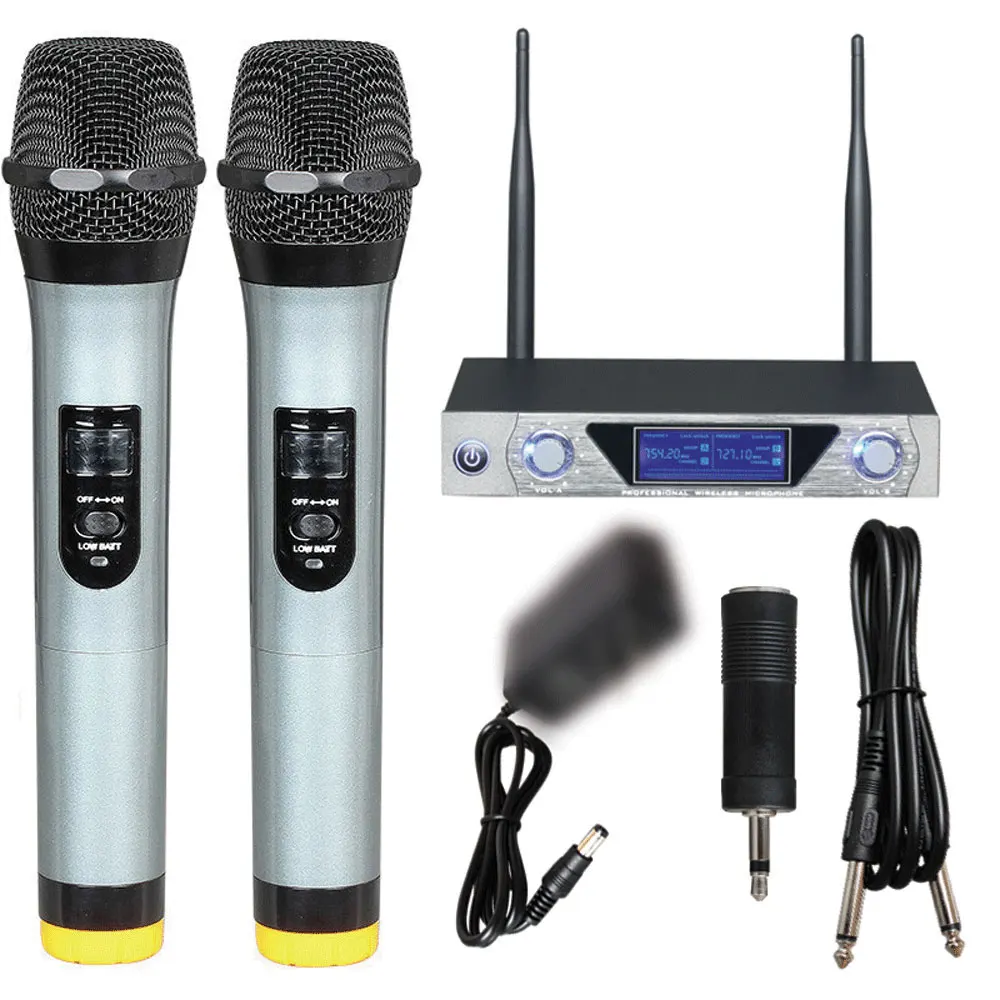 

MU-868 Wireless Handheld Microphone Clear Sound Fine Performance Microphones for Class and Home Singing