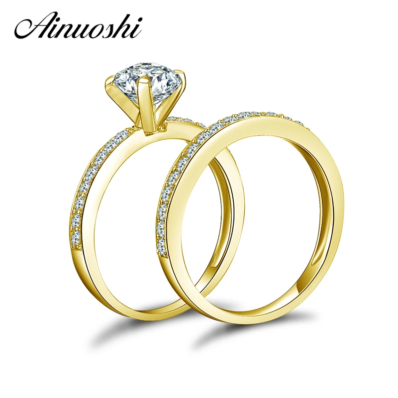 14K Solid Gold 1ct Princess Cut Channel Set Simulated Diamond Wedding Band Ring