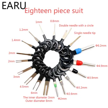 

Terminal Removal Tools Car Electrical Wiring Crimp Connector Pin Extractor Kit Car Repair Hand Tool Set Plug Key Kit Release