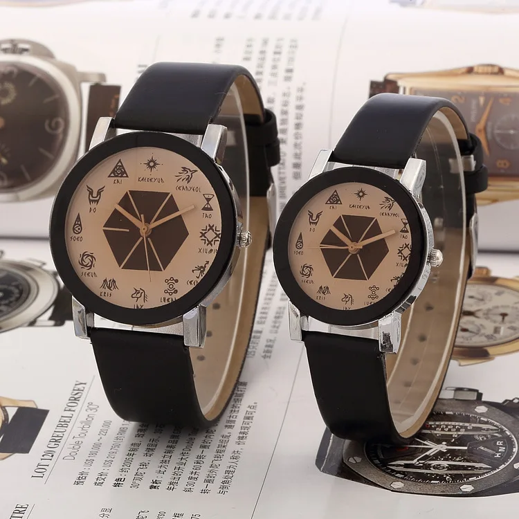 relogio Korean Lovers' Quartz Watch Women's Famous Brand Watches Men