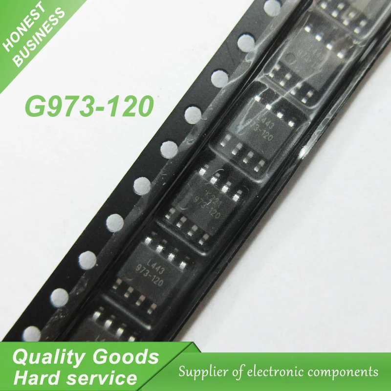 Бесплатная доставка 10 шт./лот Φ 973-120 новый оригинальный чип G973-120 SOP8 | Электронные