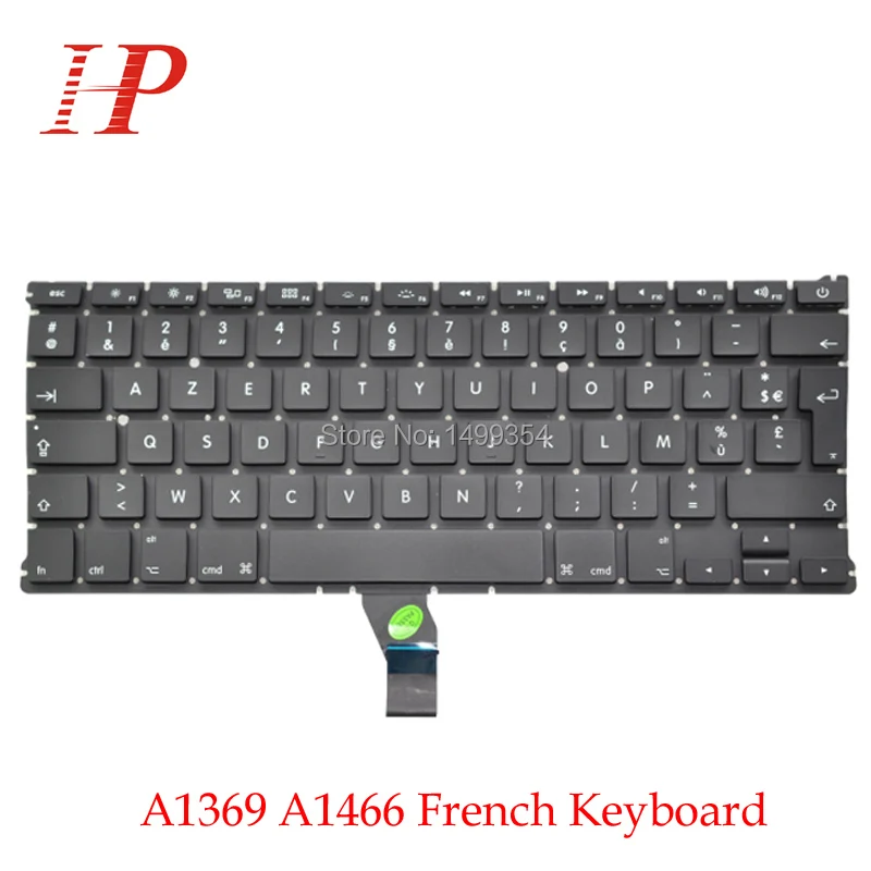 

New A1369 A1466 French FR Keyboard For Apple Macbook Air 13'' A1466 A1369 Keyboard French Standard 2011-2015