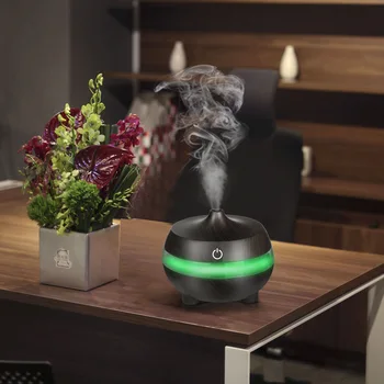 

USB Ultrasonic Humidifier 300ml Aroma Diffuser Essential Oil Diffuser Aromatherapy Mist Maker with LED Light