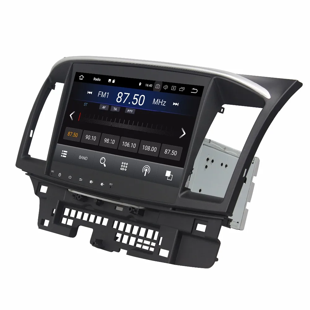 Perfect 10.1" Android 8.1 Car Radio GPS Multimedia Head Unit for Mitsubishi Lancer 2006-2015 With 2GB RAM Bluetooth 4G WIFI Mirror-link 1