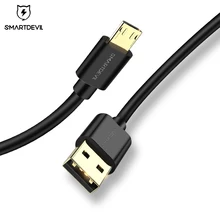 SmartDevil Micro USB кабель 3A Быстрая зарядка USB кабель для передачи данных для samsung Xiaomi Tablet usb зарядный Шнур кабель зарядного устройства микро-usb