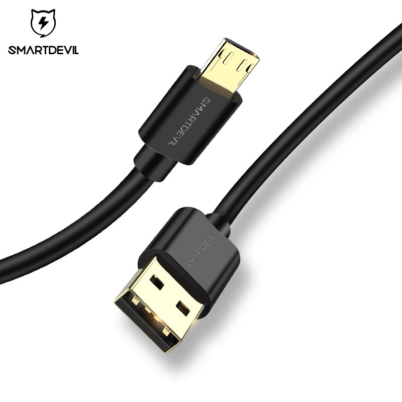 

SmartDevil Micro USB Cable 3A Fast Charge USB Data Cable for Samsung Xiaomi Tablet USB Charging Cord Micro usb Charger Cable