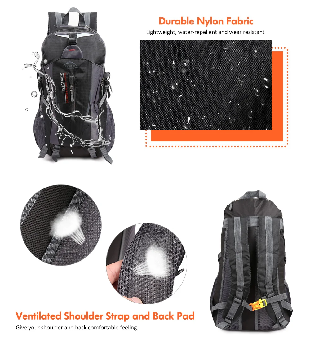 Зимний Открытый походный рюкзак с usb зарядкой 45L спортивный рюкзак для путешествий Racksuck Альпинизм велосипедный походный рюкзак