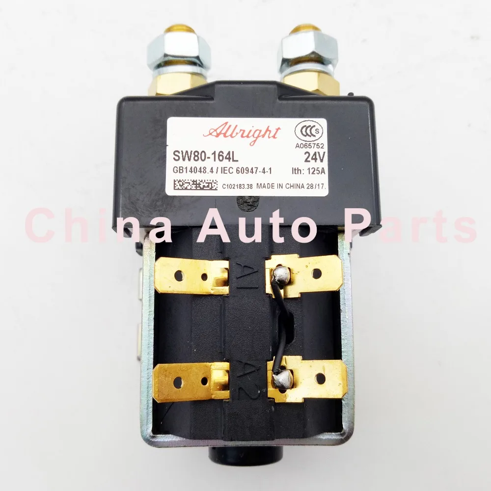

For New Albright DC Contactor SW80B-4 SW80-164L electric forklift 24V 125A