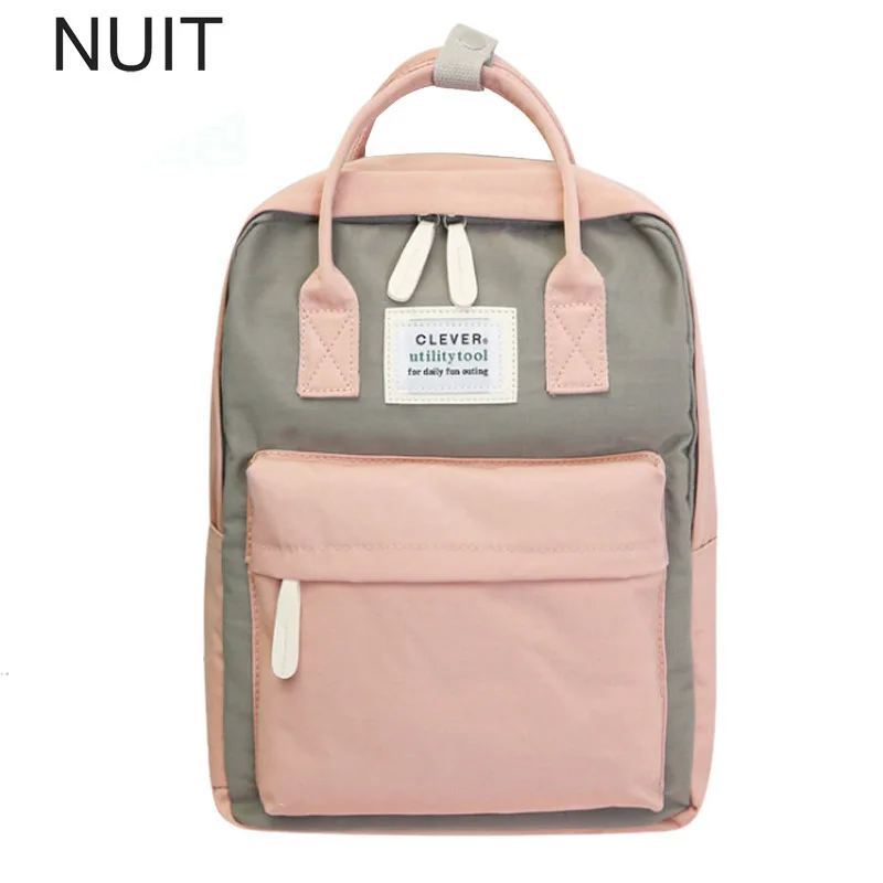 حرم النساء حقيبة ظهر مدرسية للمراهقين كلية قماش الإناث Bagpack 15 بوصة محمول العودة حزم Bolsas Mochila