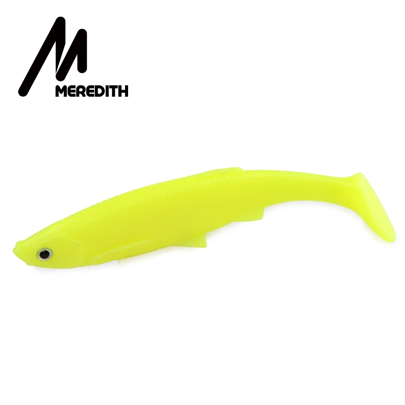 MEREDITH 4,7" Bleak Paddle Tail 14,5 г 4 шт 120 мм мягкие приманки для рыбалки 3D глаза T Tail искусственные приманки пластиковые приманки для ловли щуки - Цвет: G