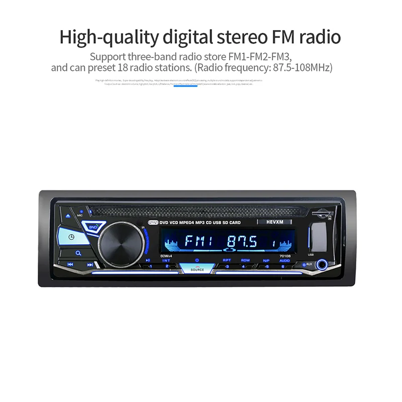 Автомобильный видео одиночный Din 12V автомобильный DVD CD плеер с автомобилем MP3