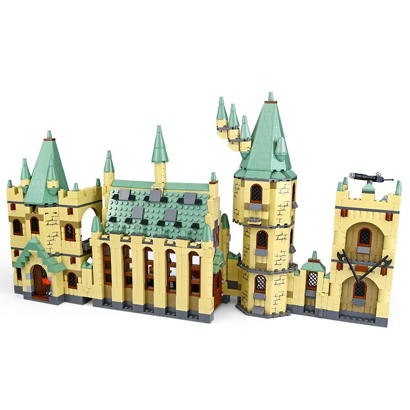 

16029 16030 Hogwarts Castle School Building Blocks Set Building Blocks Bricks Toys Fit For 5378 4842 Movie Toys