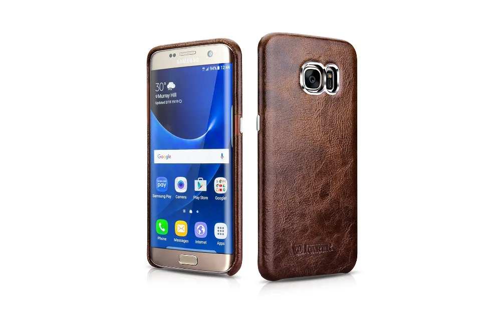 Luxury Genuine Leather Case For Samsung Galaxy S7 Edge G9350 S7 G9300 Case Cover Phone Protective Shell Skin Bag