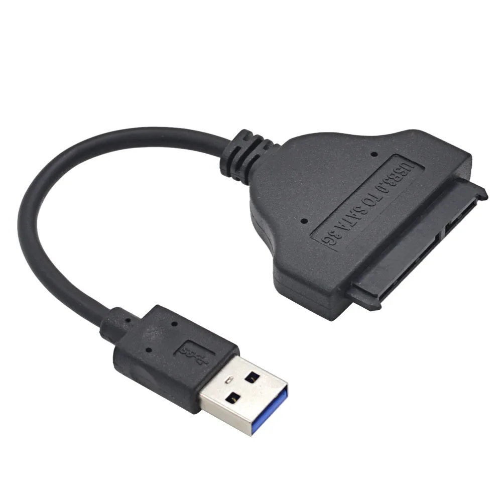 

CHIPAL USB 3.0 SATA 3 Cable Sata to USB Adapter Support 2.5 Inches External SSD HDD Hard Drive 7+15 22 Pin Sata III Cable