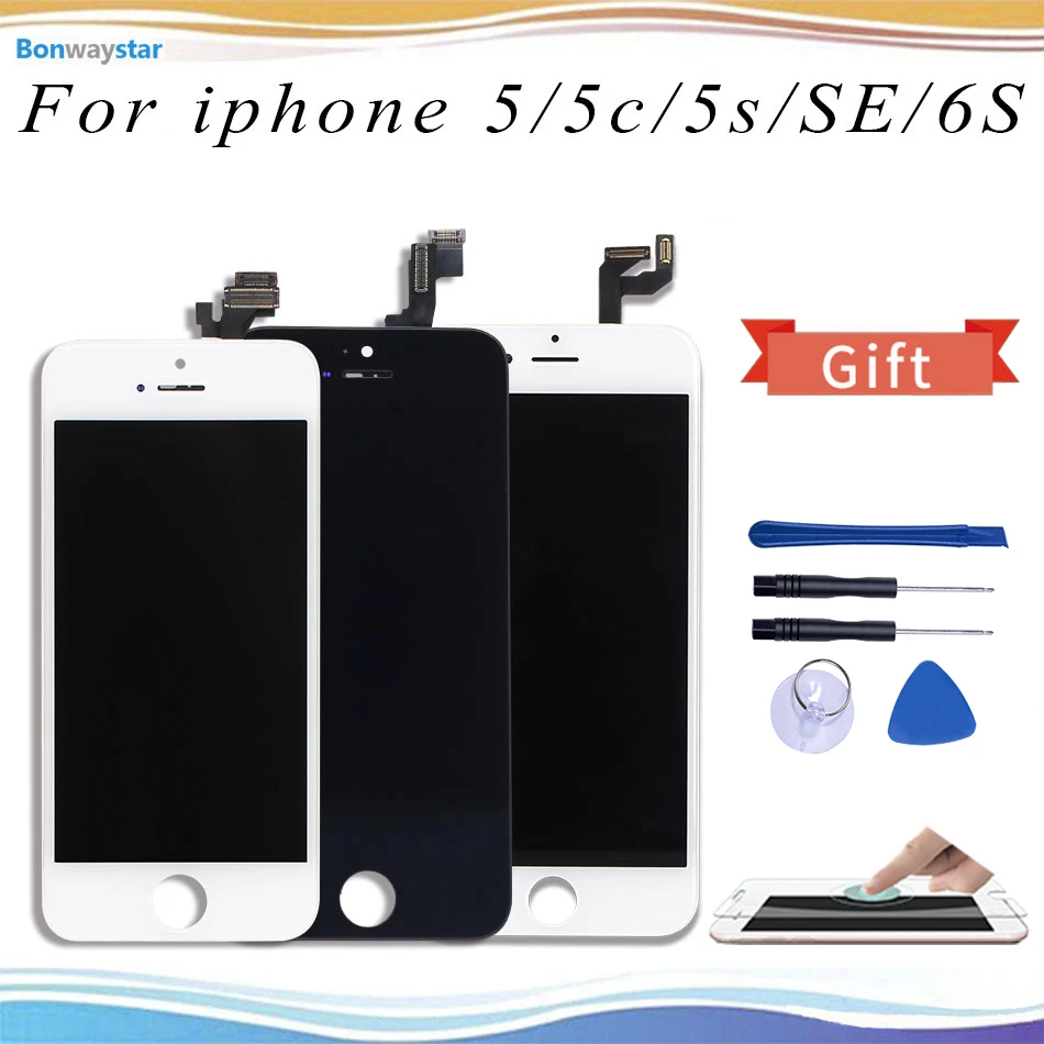 

AAA Grade Display LCD Screen For iPhone 5 5s Assembly Replacement For iPhone 6s 4s Touch Screen Digitizer Screen No Dead Pixel