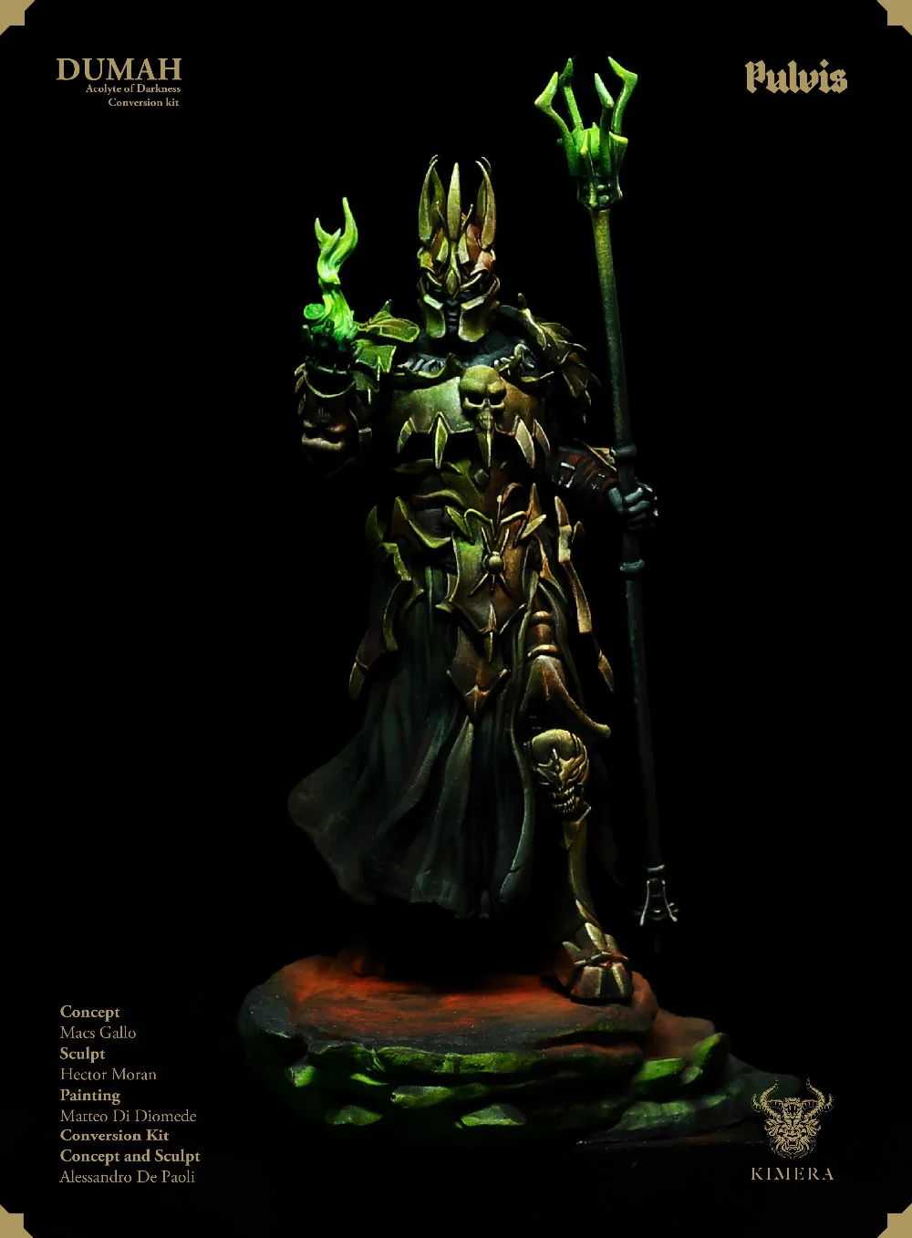 [Loong Way Miniatures] Kimera Dumah Acolyte of Darkness 75 мм миниатюра