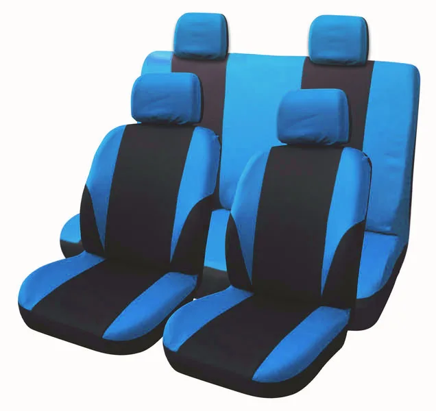 Hot sale Polyester Fabric Car Seat Covers Full Set Embroidery Universal