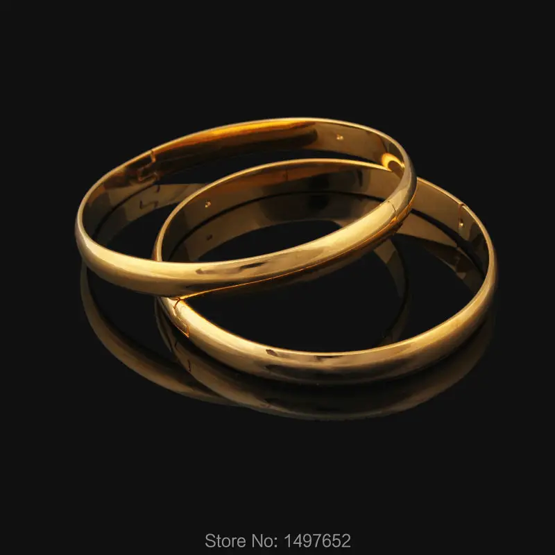 Высокое качество Африканский и Iran bangles18K золотой цвет модные браслеты ювелирные модные браслеты для женщин