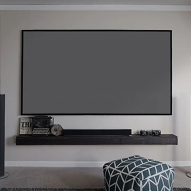 UST80F 80 ''Диагональ 16:9 светильник отвергающий проекционный экран с