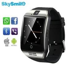 SkySmile Original Q18 Apro NFC Smart Watch Bluetooth Android For Apple IPhone6 Intelligence Clock Sync SMS Whatsapp SIM TF Card
