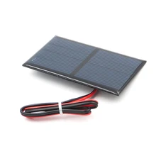 2 в 300 мА с 30 см удлинительным кабелем панели солнечных батарей поликристаллического кремния DIY модуль зарядного устройства для аккумуляторов мини солнечная батарея провод игрушка