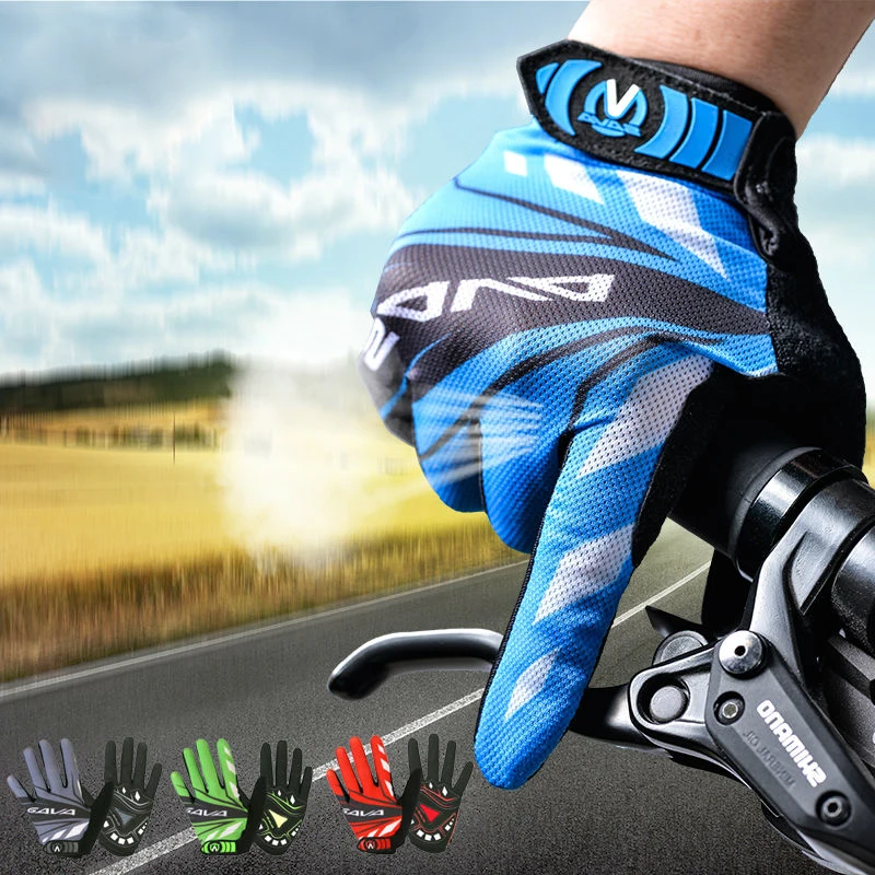 All Fingers screen Tactile bike gloves MTB full finger winter autumn