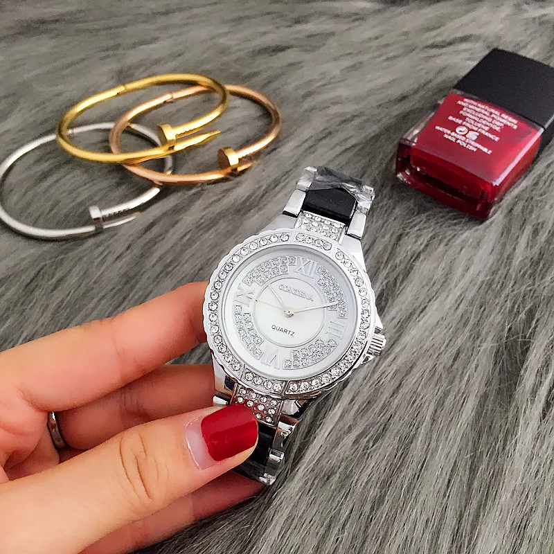 

Contena Fashion Casual men wristwatches quartz stainlees steel strap watches male clocks