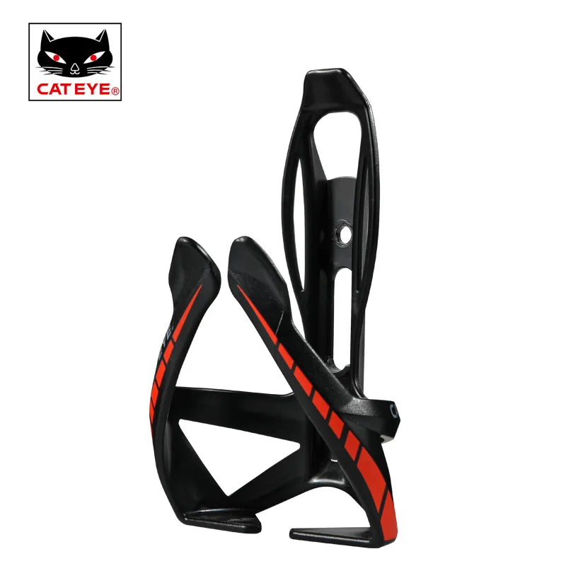 CATEYE MTB Road Bike Water Bottle Cage Plastic Cycling Bottle Holder Black Red