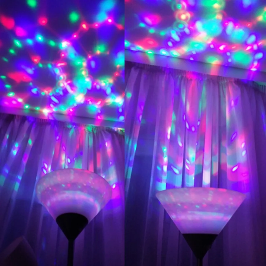 USB порт RGB Светодиодная лампа 3 Вт/6 Вт 85 265 в 110 В 220 постоянного тока 12 магический