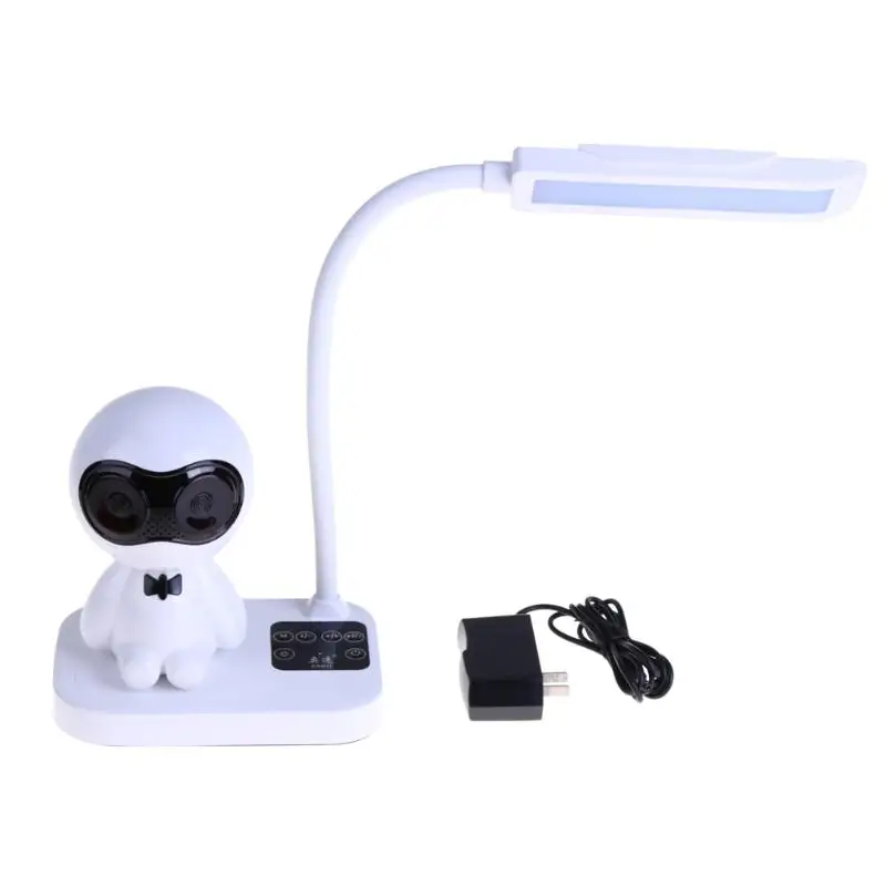 

Eye-protective LED Table Lamp with Wireless Bluetooth Speaker Supports Hand-free Phone Call with Power Adapter Desk Lamp