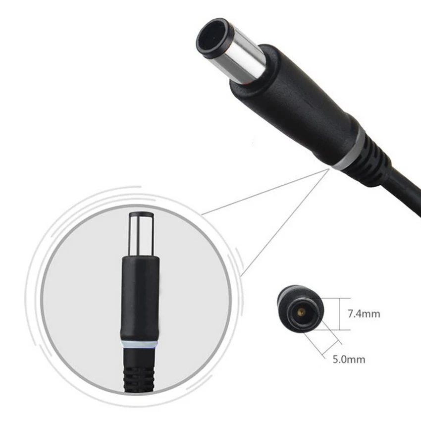 Ноутбук DC Мощность автомобильный адаптер Зарядное устройство 19,5 V 4.62A 90 Вт для Dell Latitude E6320 E6330 E6400 E6410 E6420 E6430 5,1 V 2.1A USB Порты и разъёмы