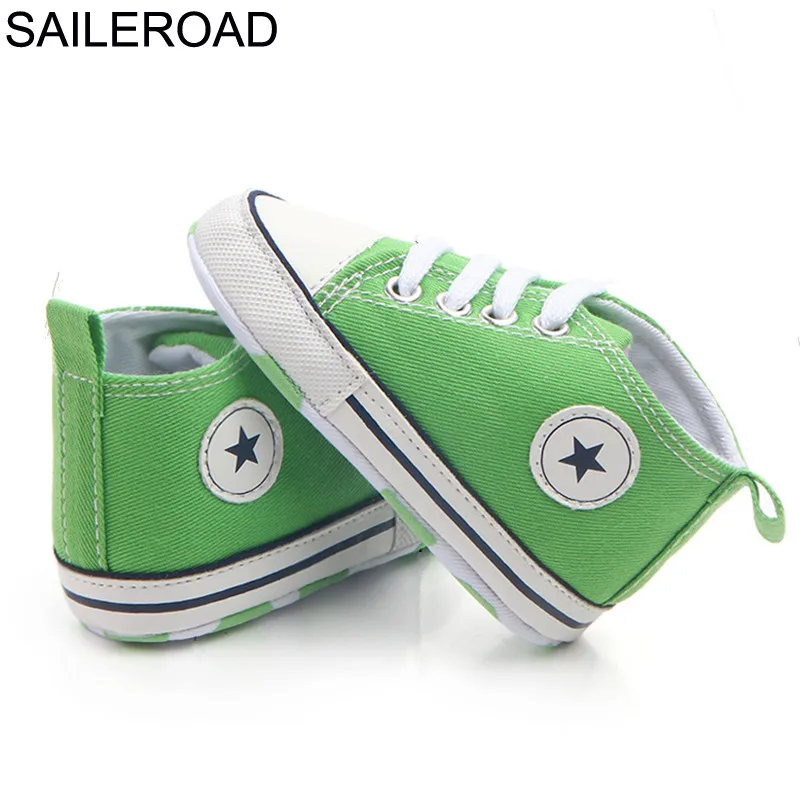 Saileroad 0-18months lienzo deporte Zapatos de bebé recién nacido Niños Niñas Primeros pasos infantil Toddler Soft sole prewalker sneakers Saileroad 0-18months lienzo deporte Zapatos de bebé recién nacido Niños Niñas Primeros pasos infantil Toddler Soft sole prewalker sneakers