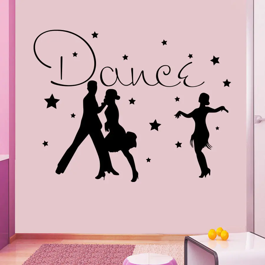 Buy Music Dance Wall Decal Girl Man Dancers Dance