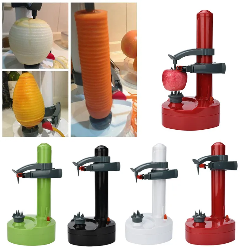 New Arrival Multifunction Stainless Steel Electric Vegetables Fruit Apple Peeler Peeling