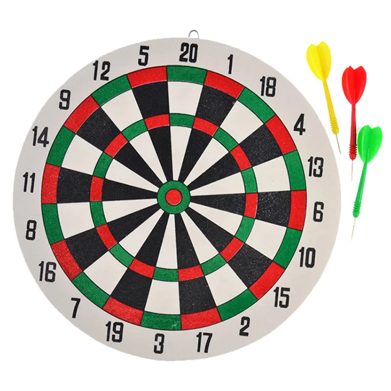 

Funny Double sided Dart Board & Darts Game Set Perfect for Man Cave Game Room Kids Decoration