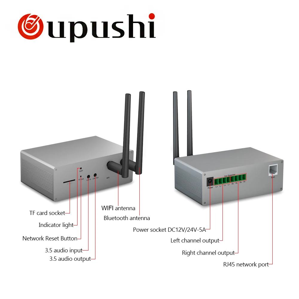 Настенный динамик OUPUSHI CL304 20 Вт Wi Fi Bluetooth для онлайн шоппинга активного отдыха