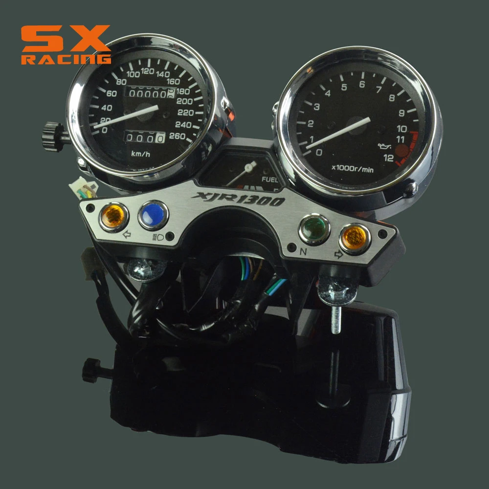 Motorcycle StreetBike Speedometer Gauge Meter Tachometer Gauges For
