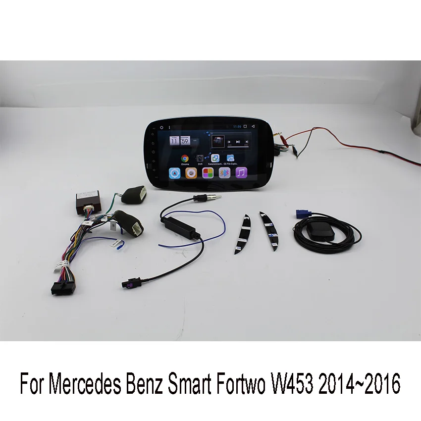 Best For Mercedes Benz Smart Fortwo W453 Car Android Media Player System Radio Stereo GPS Navigation Multimedia Audio Video 2