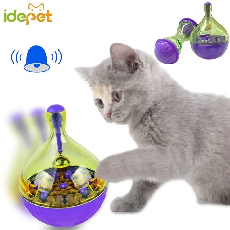 Новые игрушки для кошек детская кормушка кормление домашних животных неваляшка