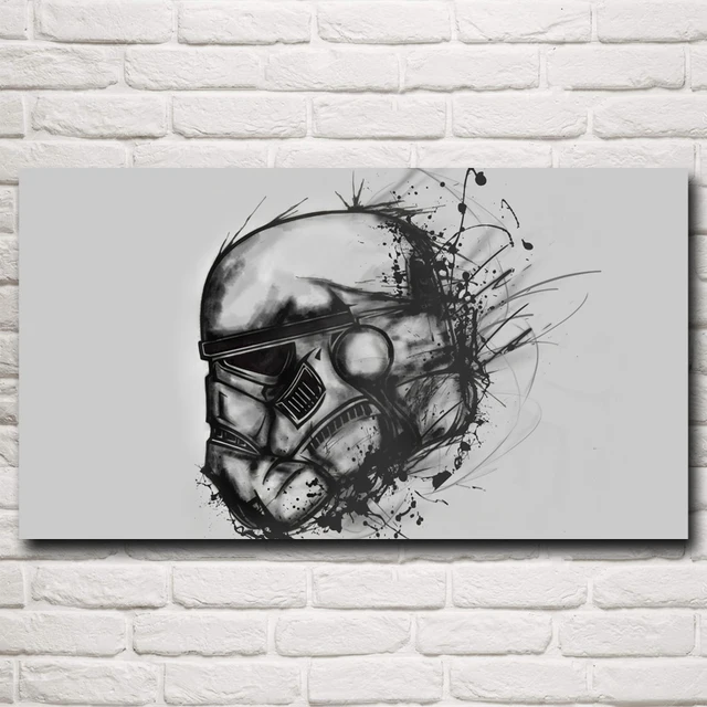 Stormtrooper Star Wars Movie Art Painting Silk Poster Home Wall Decor Pictures 11×20 16×29 20×36 24×43 30×54 Inch Free Shipping