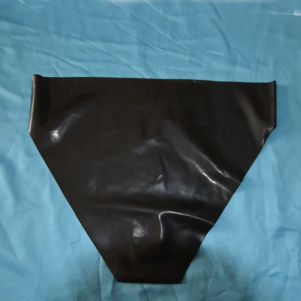 Top Quality Sexy Men's Mould Black / Red Latex Fetish Briefs Underpants Unique