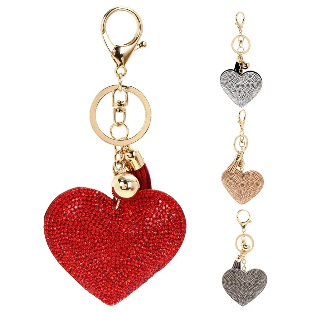 Buy Romantic Women Key Chain Love Heart Pendant
